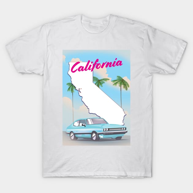 California T-Shirt by nickemporium1